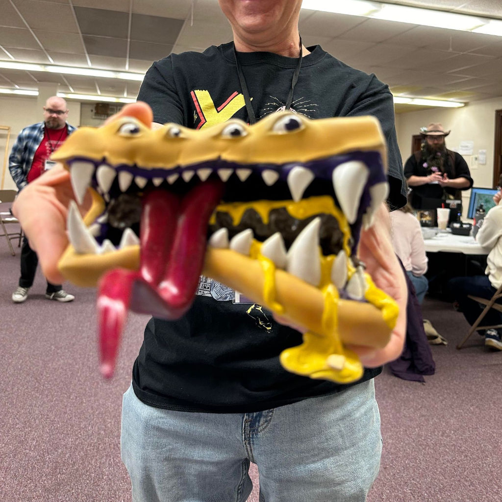 Philadelphia Area Gaming Expo mascot, Phil E. Cheesesteak